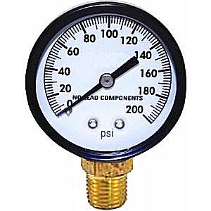 2-1/2” Nattco 200 PSI Pressure Gauge GBP 4 